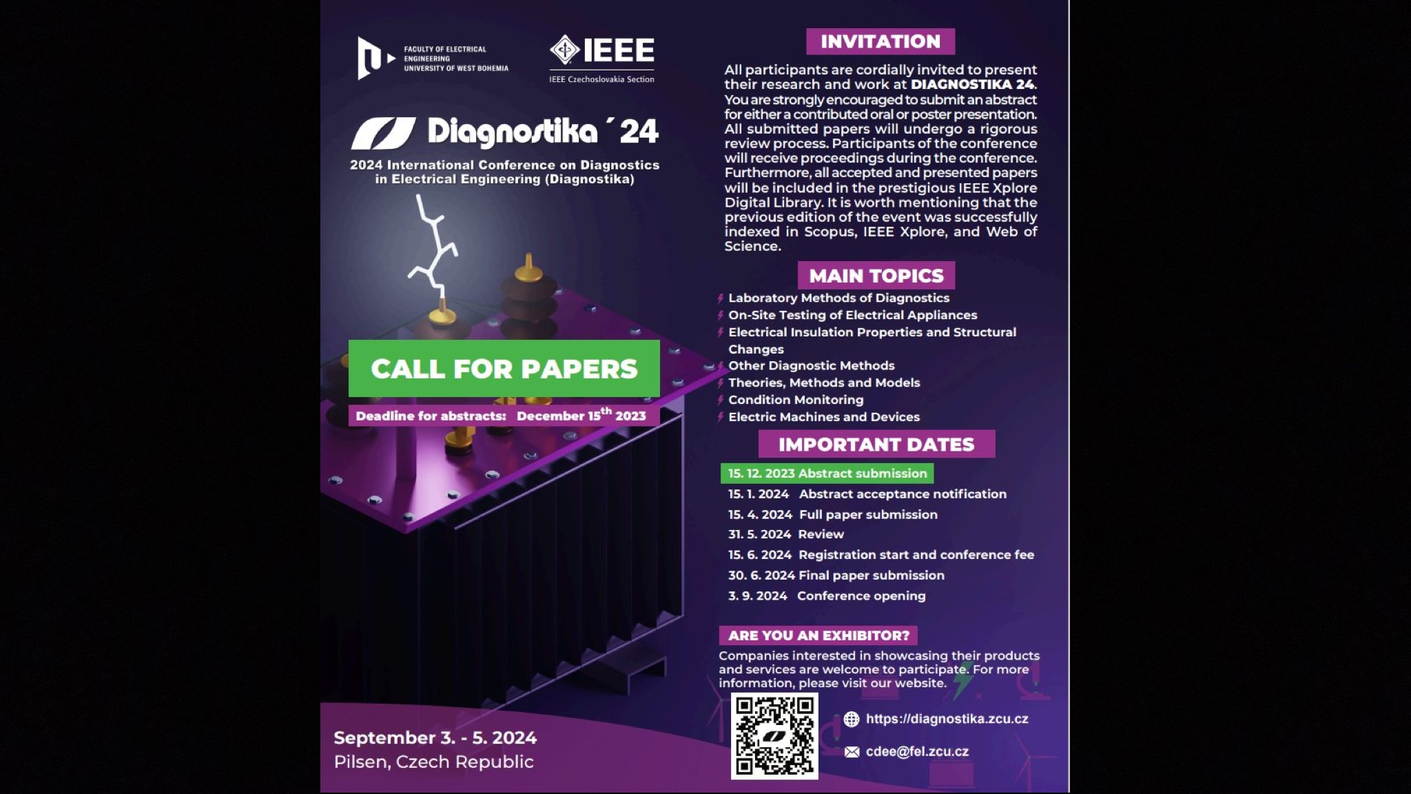 International Conference on Diagnostics in Electrical Engineering – Diagnostika24